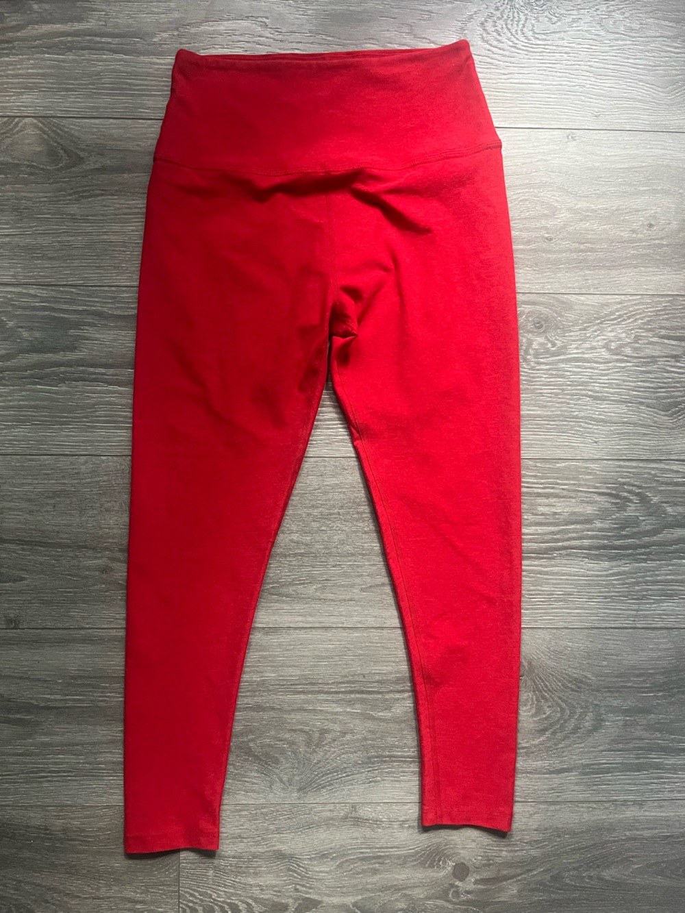 Beyond Yoga Red Space Dye Active Gym Pilâtes Workout Exercise Leggings Size XL